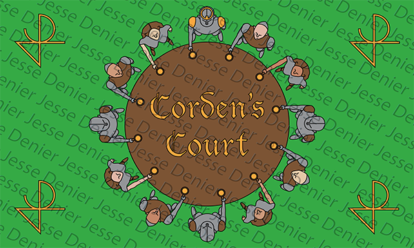 Cordens Court flag